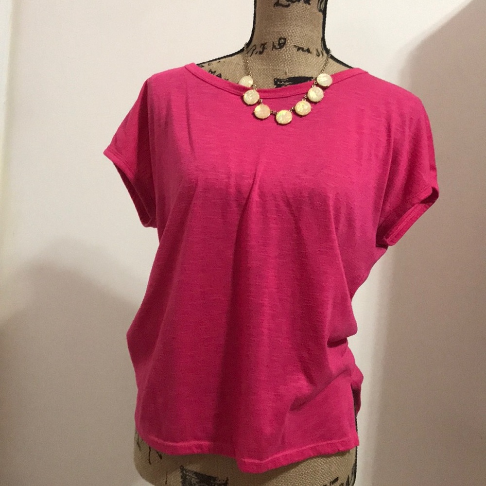 Pink high low tunic